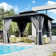 12 Ft. W x 10 Ft. D Aluminum Patio Gazebo