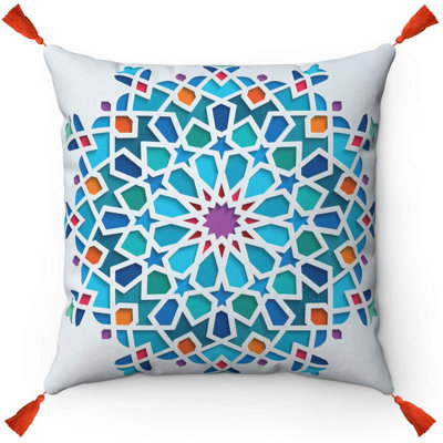 Dohosan Geometric Square Cushion Cover