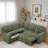 L-shaped Sectional Sofa Bed With Pull-out Bed, Storage, Usb Charging And Cup Holders