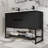 Azai 48" Double Sink Bathroom Vanity with Resin Top, Faucet, Open Shelf, Metal Frame-494215402