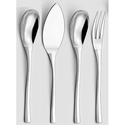 Persane 4 Piece Stainless Steel Hostess Set