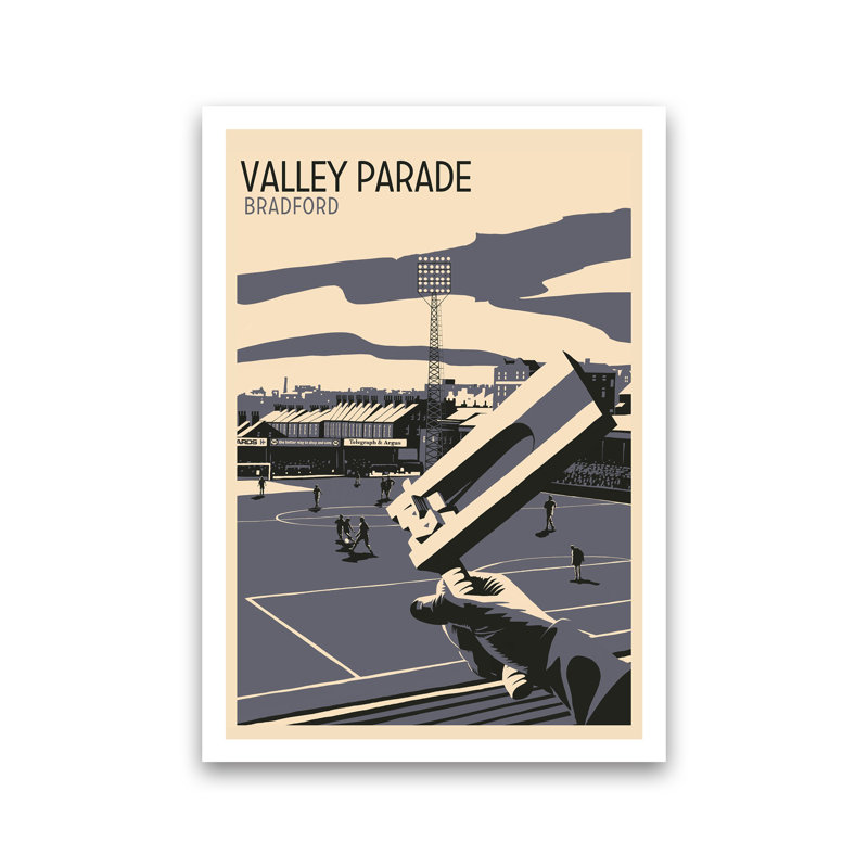 Valley Parade by Richard O'Neill - Print, Unframed, 40cm H x 30cm W x 1cm D