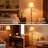 62" Rustic Farmhouse Tree Trunk Floor Lamp with Woven Night Light, 4-Way Rotary Switch Standard Lamp for Living Room Bedroom Nursery Study, Bulbs Included