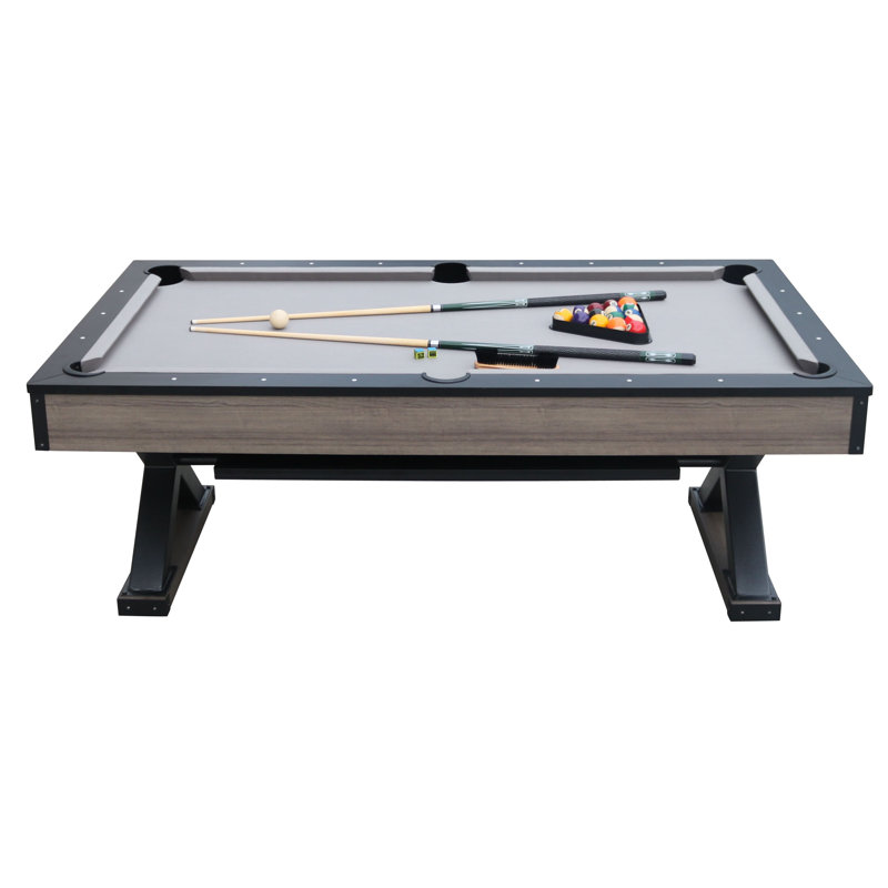 Playcraft Wolf Creek Pool Table with Dining Top and Steel Legs