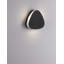 Black Integrated LED Outdoor Armed Sconce