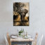 «Elephant Sunset», reproduction sur toile-499663165