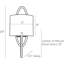 Obra 1 - Light Flush Mounted Sconce