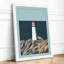Sentinel Lighthouse Coastal - Framed Print-1939192988-1939192991