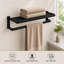 Porte-serviettes mural en acier inoxydable 5 porte-serviettes 24 po-109767827