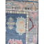 Tapis bleu denim unique de 6 pi x 9 pi 3 po