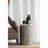 Cylindrical Garden Capiz Stool, Accent Side Table