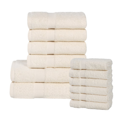 12-Piece Quick-Drying Cotton Towel Set