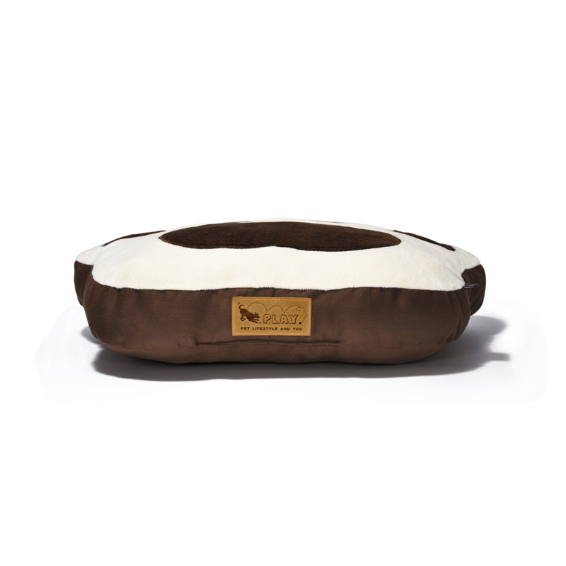 Paw Print Dog Pillow Bed, Medium (29" W x 22" D x 3.1" H)