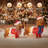 2Pcs Lighted Brown Dachshundschristmas Decoration