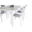 Hiran 4 - Person Solid Wood Patio Dining Set Rectangular Table-1261942981