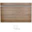 5 pièces de housses de tablettes grillagées en noyer pour garde-robe de salle de bain, avec surface en grain de bois imprimé et 10 supports en acrylique à angle droit pour une utilisation uniforme