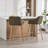 Set Of 2 Modern Bar Stools, Kitchen Island Tall Chairs With Back-1209445617