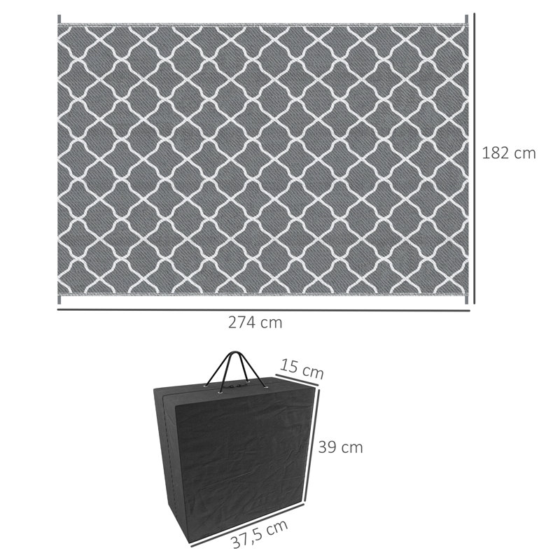Argyle Machine Braided 182.00cm X 182.00cm Area Rug