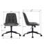  Chaise de bureau pivotante en cuir à hauteur réglable de 23 po de largeur avec dossier matelassé-536896554-536896550
