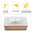 Meuble-lavabo mural 36 po avec lavabo et support de rangement 36 po