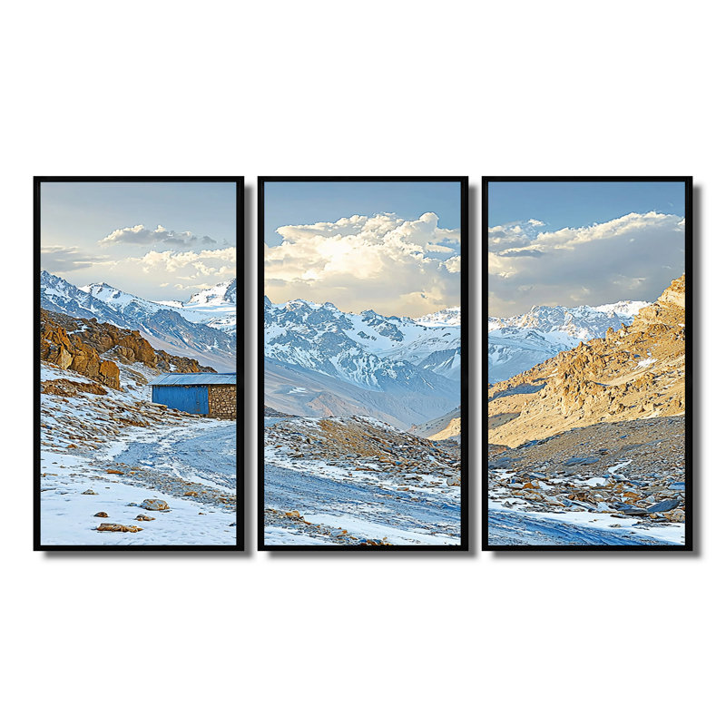 Ensemble de décorations murales Blue Atlas Mountains Landscape - Morocco, H 28 po x l 36 po x P 1 po