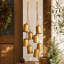 Décorations de Noël, décorations de Noël, cloches en corde, cloches vintage en métal, décorations murales en fer-2095790542