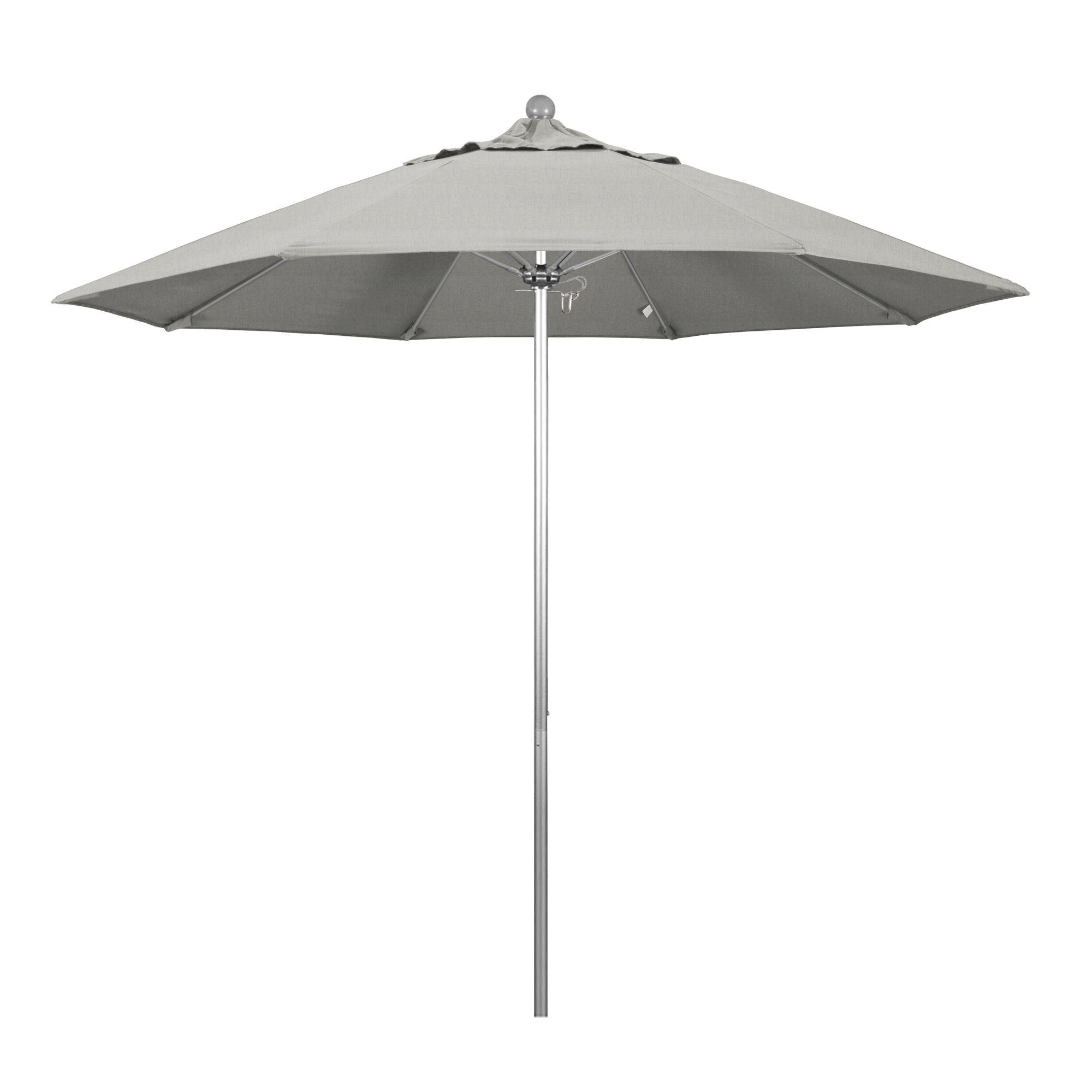 Hibo 108'' Sunbrella® Outdoor Umbrella, Canvas Granite Sunbrella® Canvas