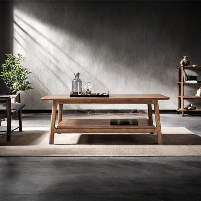 Table basse moderne tout en bois massif