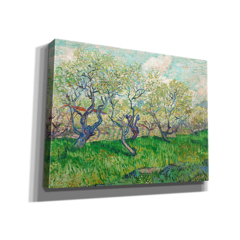 " Orchard In Blossom " by MASTERS, 12" H x 16" W x 0.75" D