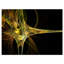 « large fractal », impression sur toile tendue en jaune-18440199