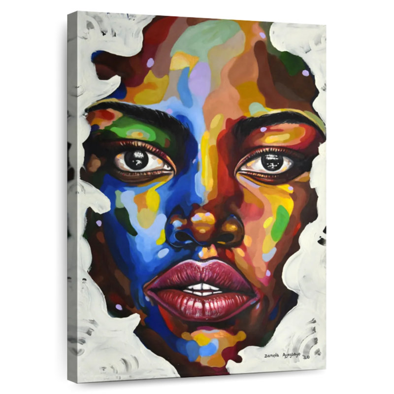 Leisha Ethnic Isolation I, 51" H x 34" W
