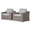 Fully Assembled Patio Chair With Cushions 2