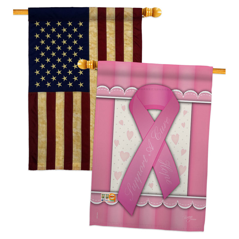 Drapeau de maison en polyester à 2 côtés 40 x 28 po