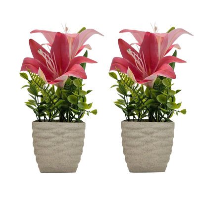 Nechama 68.58 cm H Artificial Faux Floral in Plastic Vase