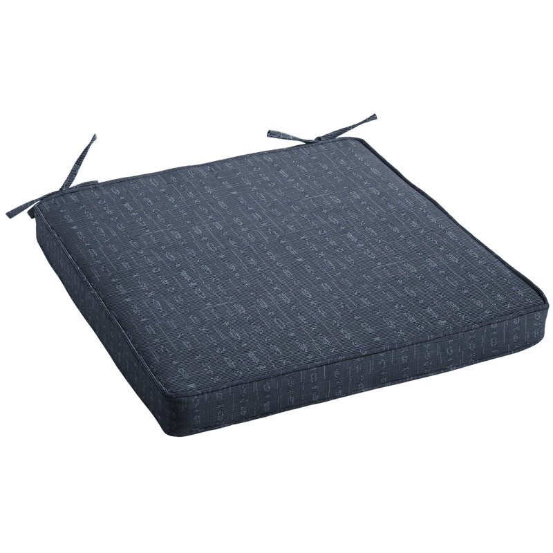 Coussin de siège intérieur/extérieur Sunbrella, L 22 po x P 22 po, 4"
