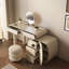 Coiffeuse avec miroir lumineux, 5 tiroirs, 1 chaise