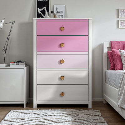Commode à 5 tiroirs 30,7 po de largeur Bustillo