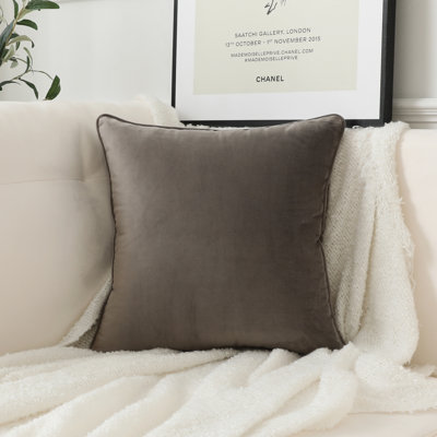 Athena Velvet Square Throw Pillow