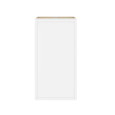 Modern White Birch Modular Wall Cabinet with Narrow-Frame Doors & Soft-Close Hardware for Kitchens and Multi-Use Spaces