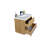 Hridhaan 23.5'' Single Bathroom Vanity with Plastic Top-1334382760