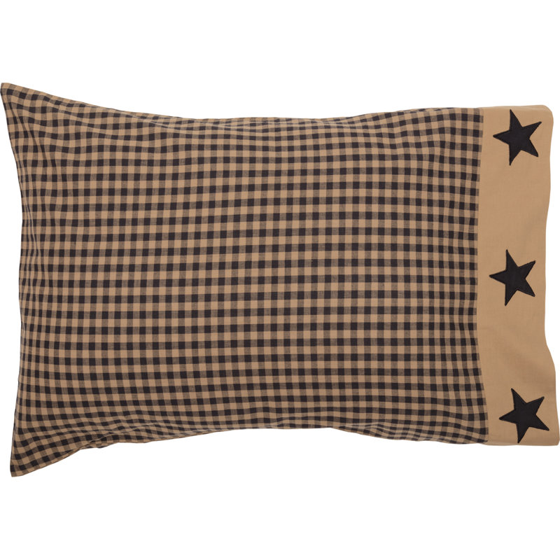 100% Cotton Checkered - Set of 2, Standard