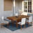 7 - Piece Extendable Trestle Dining Set-1786495056