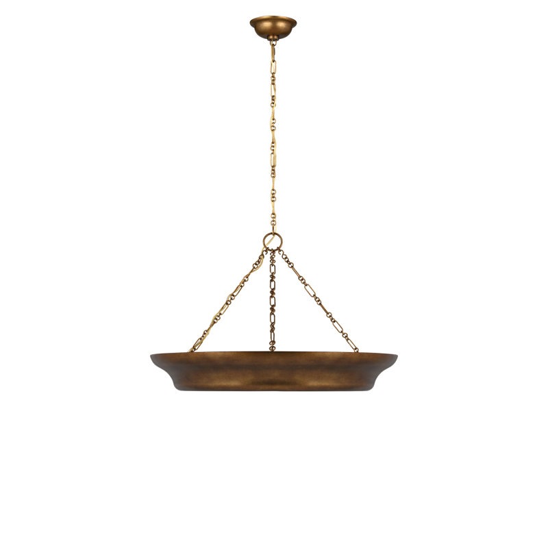 Lenoir Chandelier, 4, 15.88" H x 24" W  x 24" D, Vintage Gild
