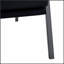 Fauteuil d'appoint moderne en similicuir, fauteuil rembourré simple avec structure en métal noir robuste, fauteuil de lecture industriel pour salon, chambre et bureau-855777192