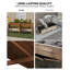 Lit de jardin surélevé 72 x 24 x 31 po avec pieds-508593313