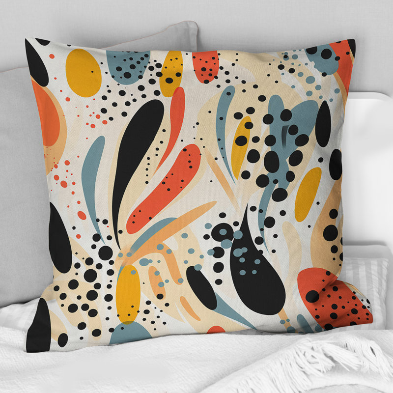Coussin décoratif en polyester , H 16 po x l 16 po