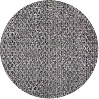 Tapis gris à motif géométrique Luper