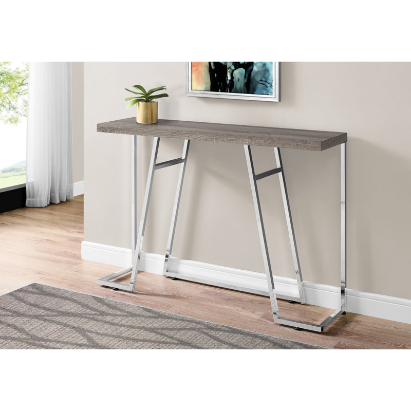 Table d'appoint de salle de bain multi-usages avec plateau de salle à manger en stratifié brun