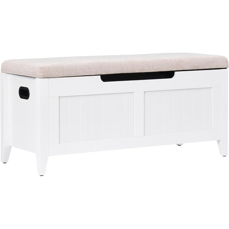 Upholstered Linen Lounge Chair