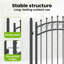 104 cm W Steel Gate Fencing-121122350
